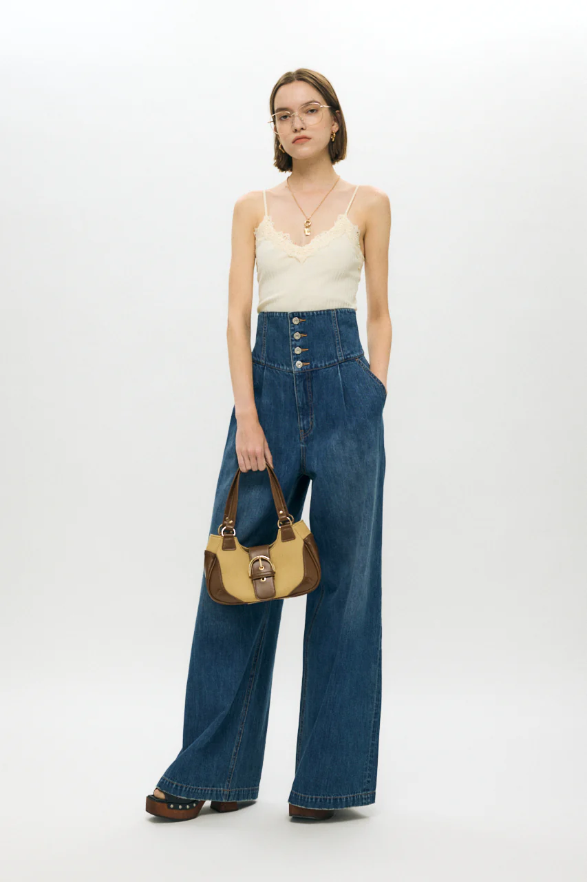 LACE TRIM RIB CAMI - Image 5