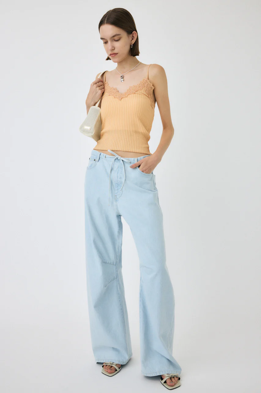 LACE TRIM RIB CAMI - Image 12