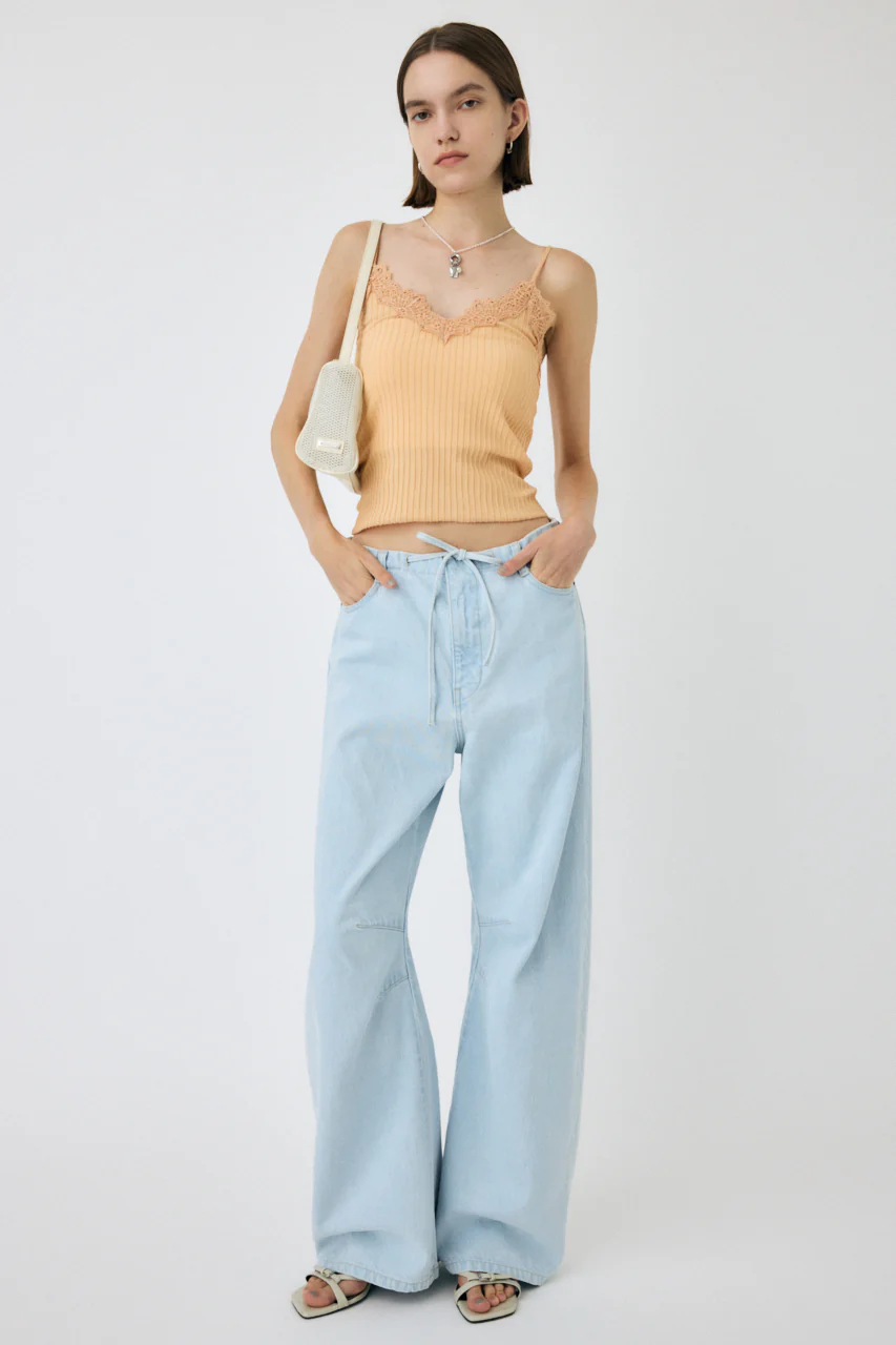 LACE TRIM RIB CAMI - Image 13
