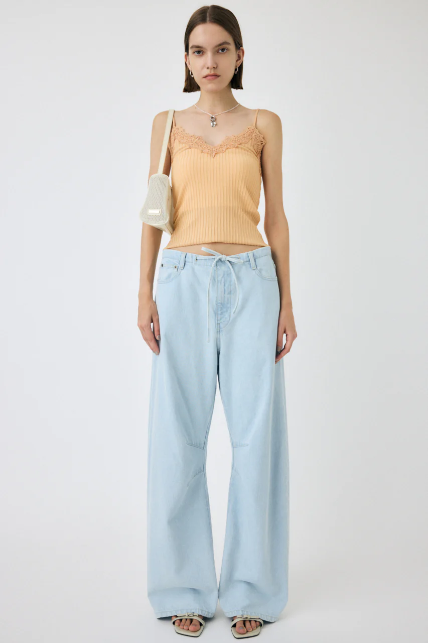 LACE TRIM RIB CAMI - Image 7