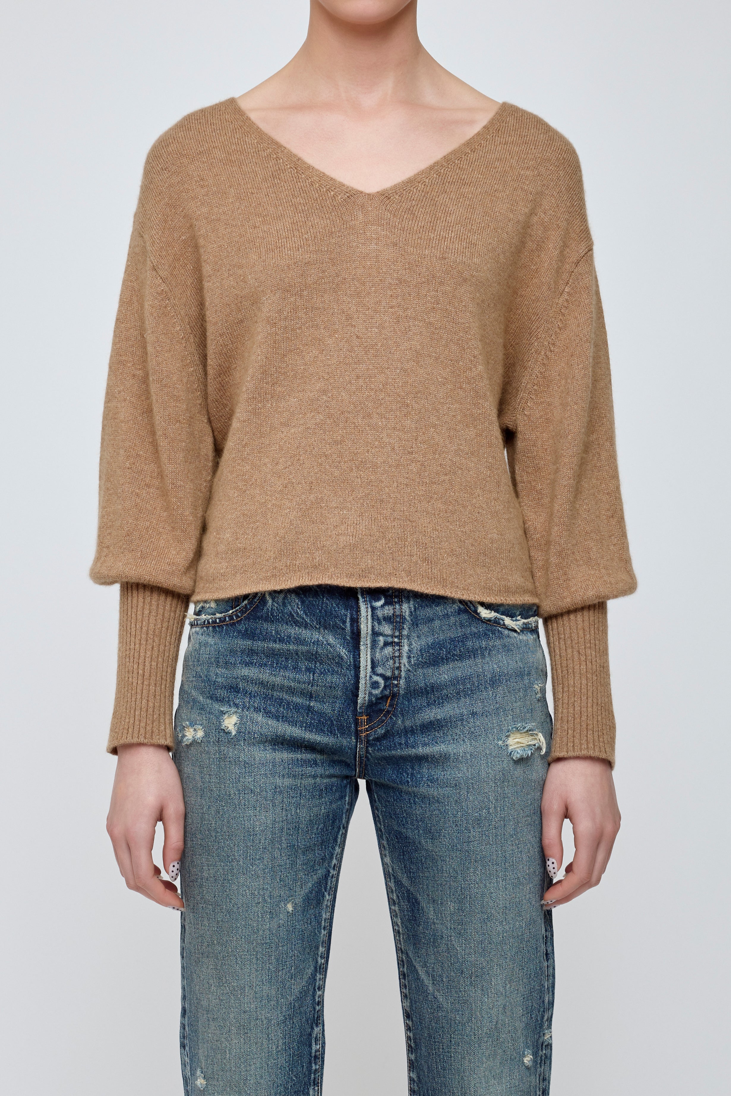 2FACE DOLMAN KNIT TOP