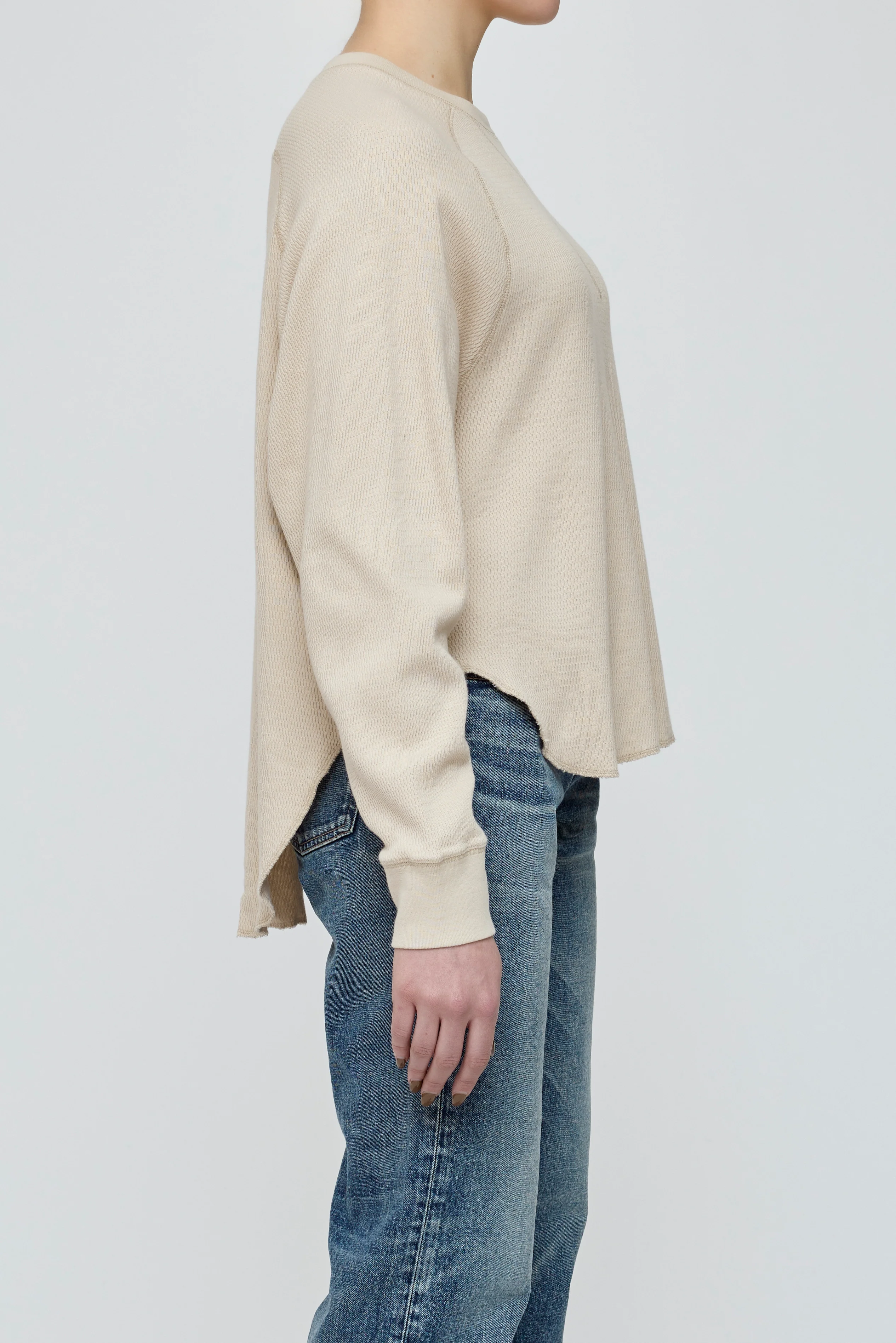 ROUND HEM LOOSE LONG TEE - Image 3