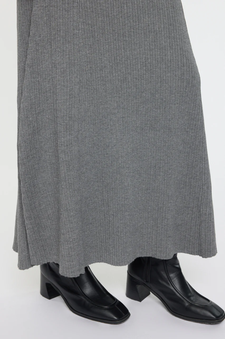 ASYMMETRY COLLAR KNIT DRESS - Image 11