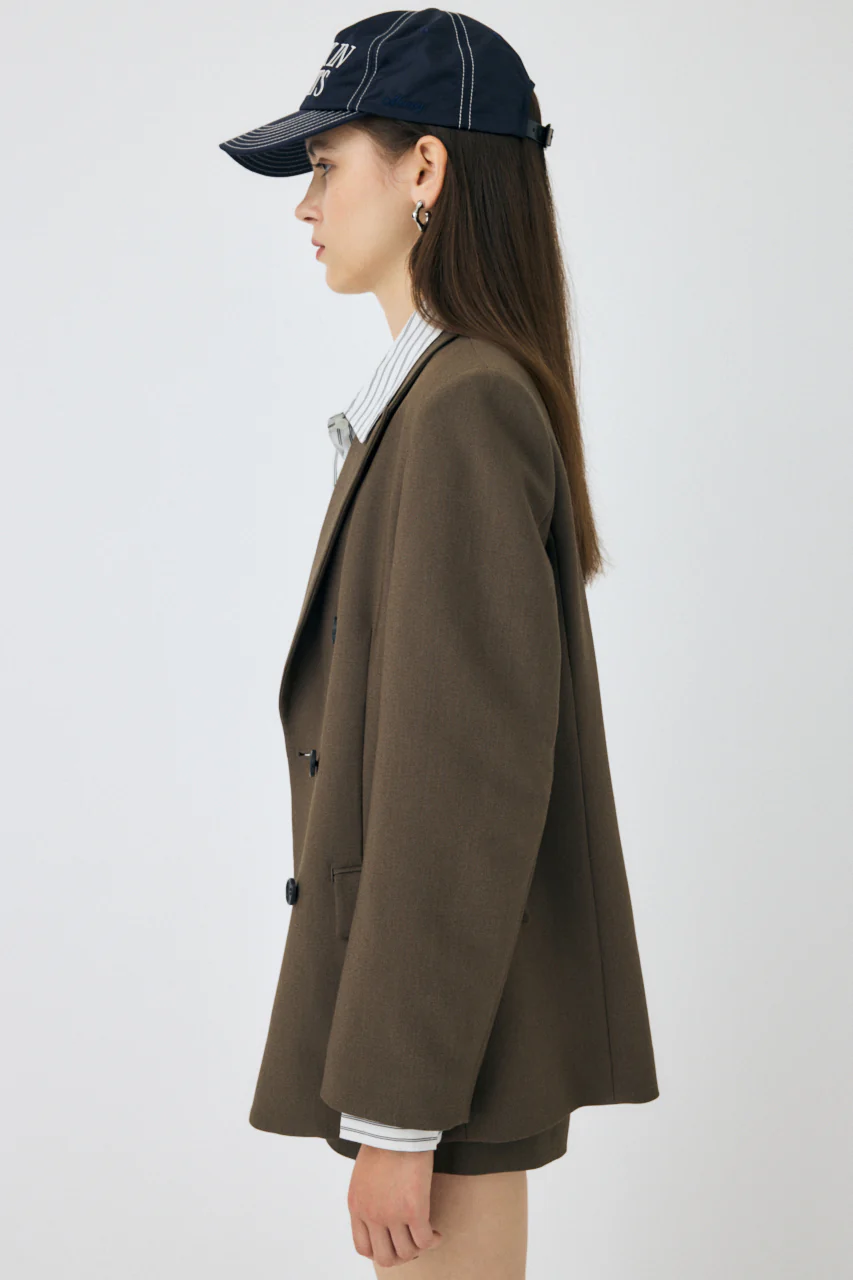 DOUBLE BREASTED PEAKED JACKET - Image 3