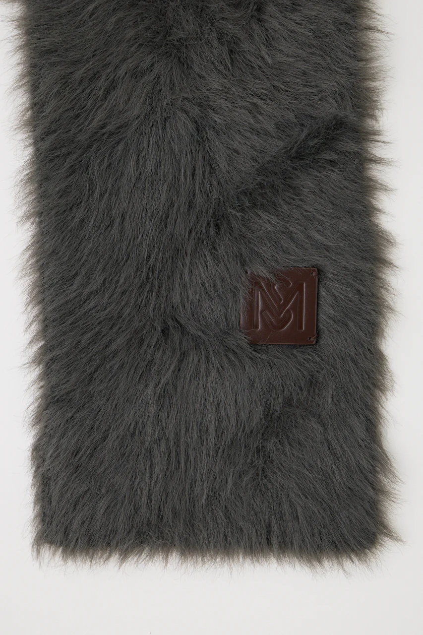 FLUFFY KNIT SCARF - Image 3