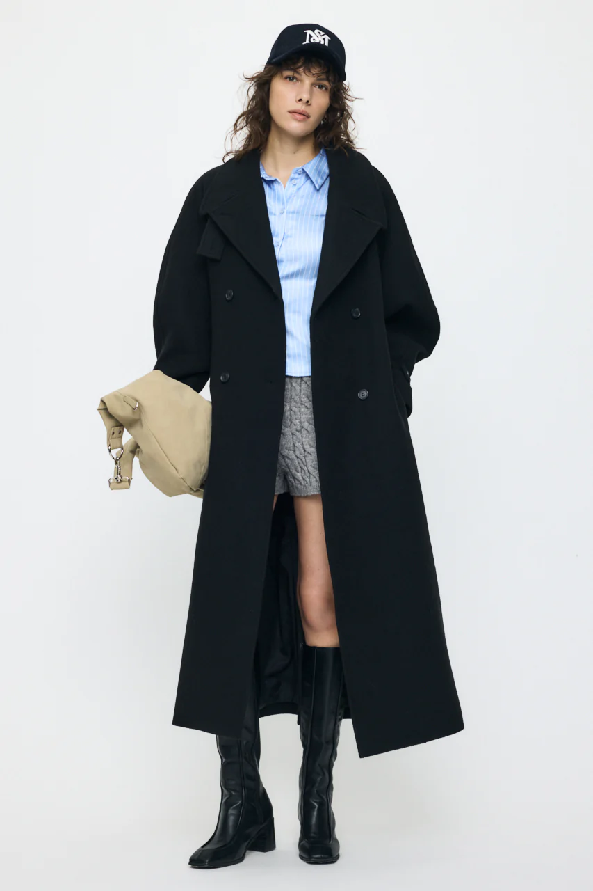 FORM SLEEVE LONG COAT - Image 7