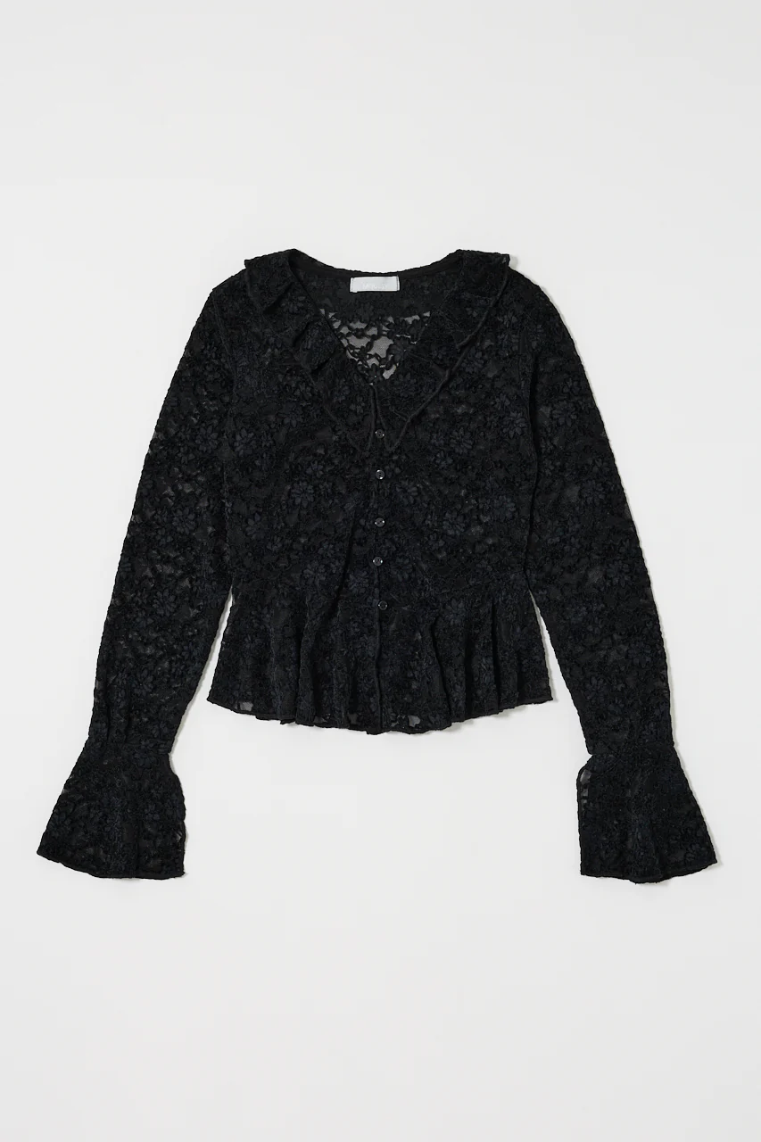 FRILL LACE BLOUSE
