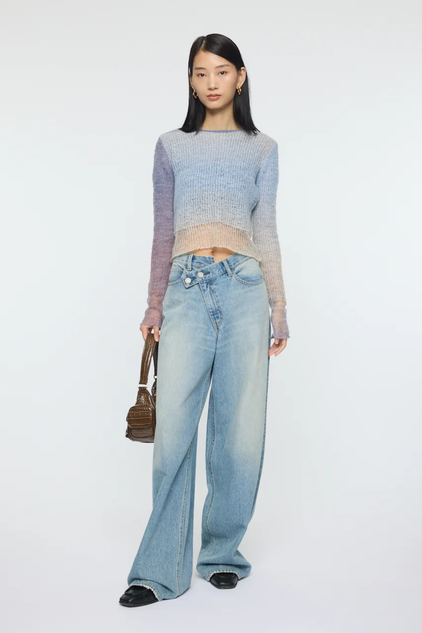 GRADATION CROPPED KNIT TOP - Image 12