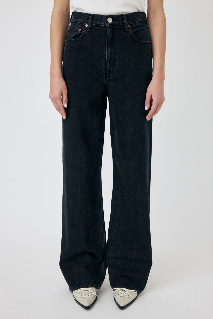 HIGH WAIST BLACK STRAIGHT
