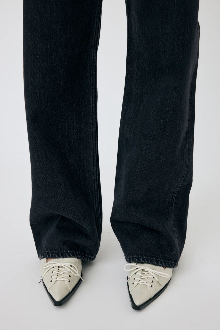 HIGH WAIST BLACK STRAIGHT - Image 8