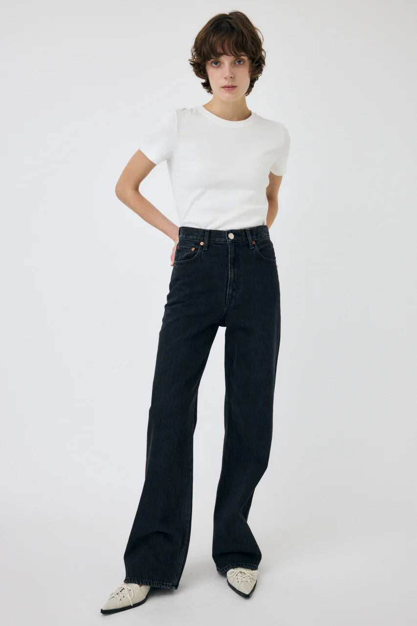 HIGH WAIST BLACK STRAIGHT - Image 9