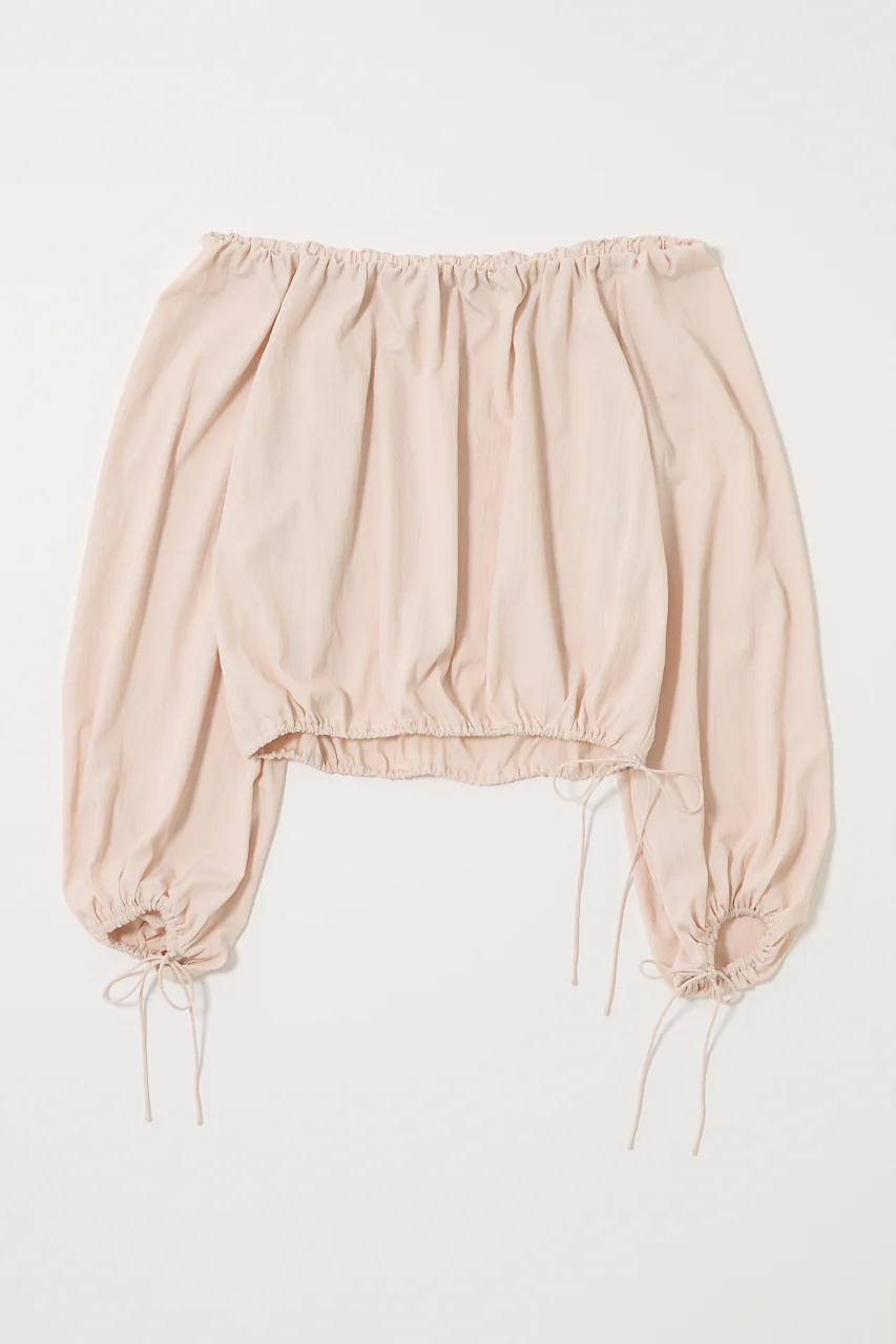OFF SHOULDER PUFFY BLOUSE