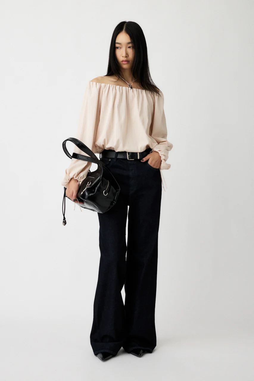 OFF SHOULDER PUFFY BLOUSE - Image 6