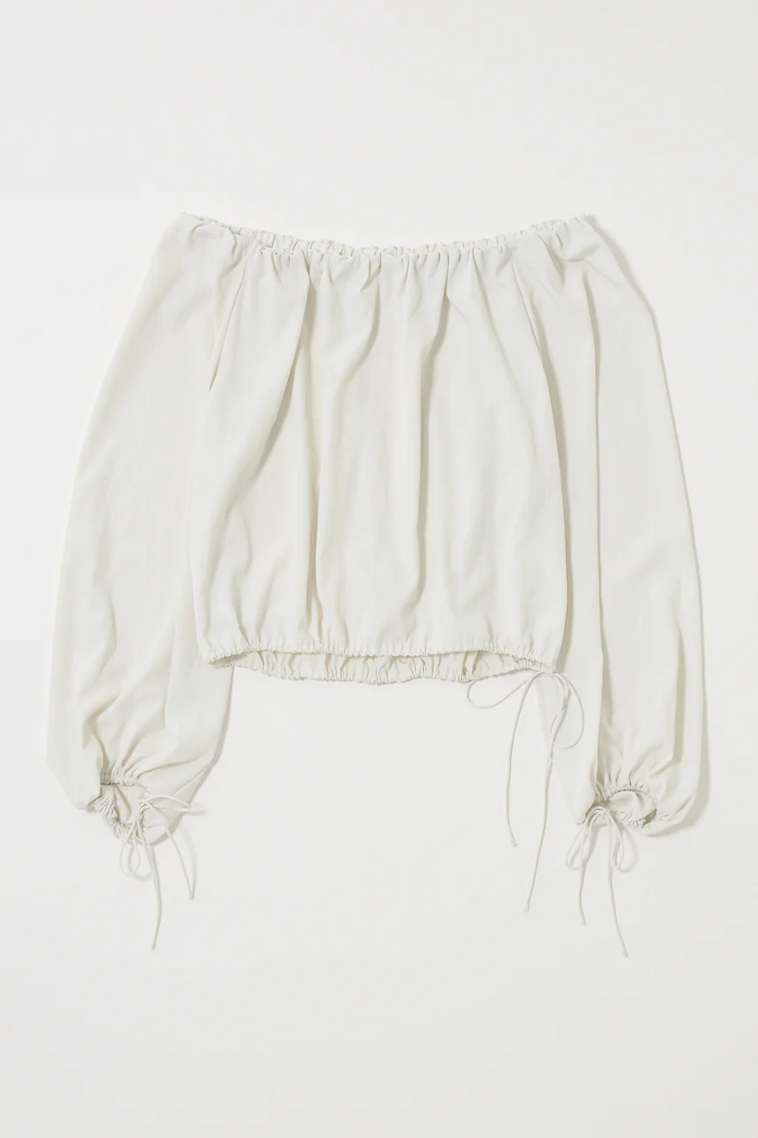 OFF SHOULDER PUFFY BLOUSE - Image 2
