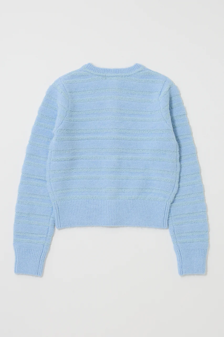 SHADOW STRIPE KNIT CARDIGN - Image 3