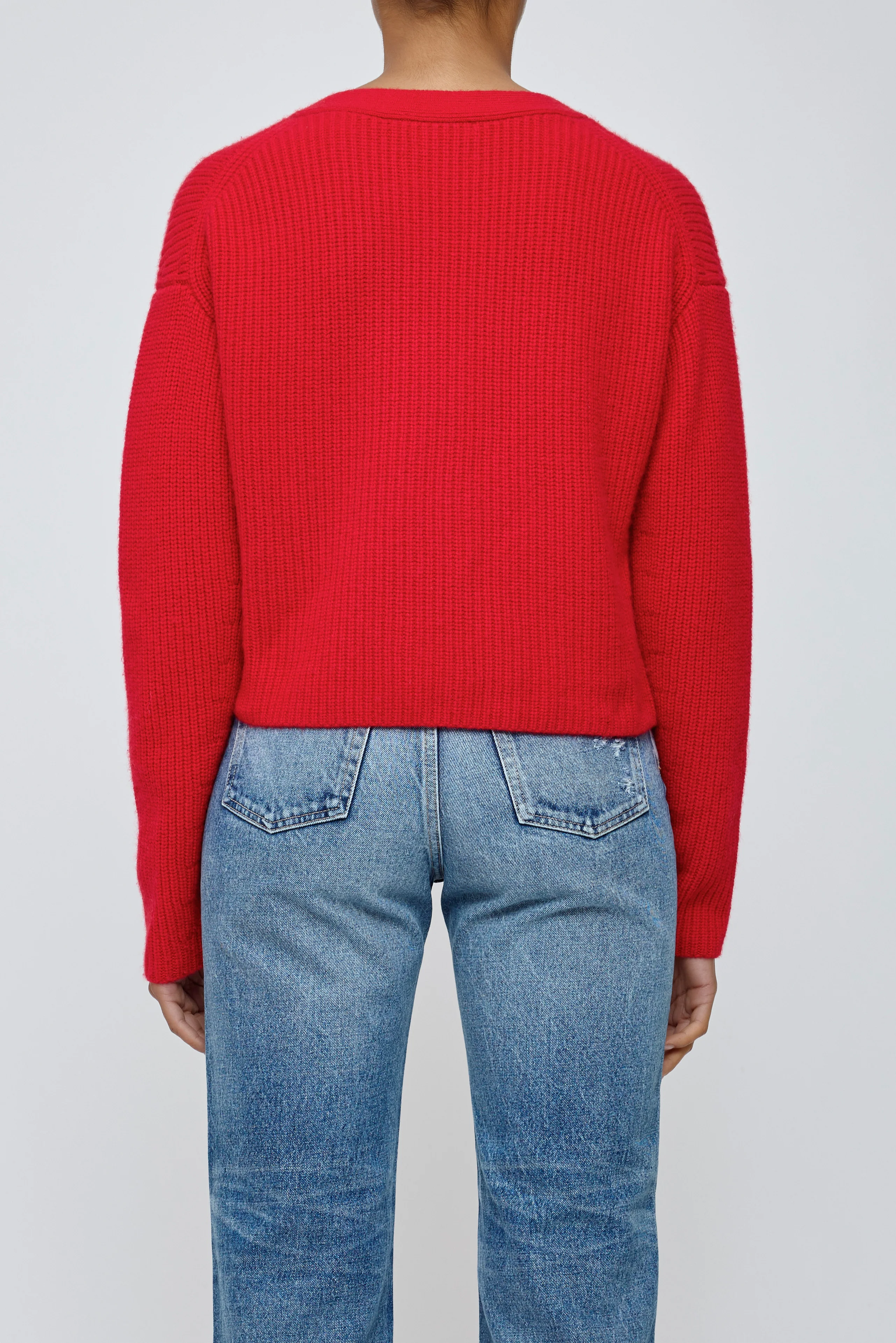 V NECK CARDIGAN - Image 2