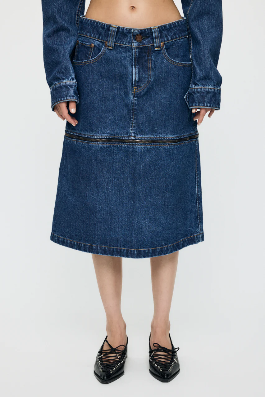 VQ DENIM SKIRT - Image 2