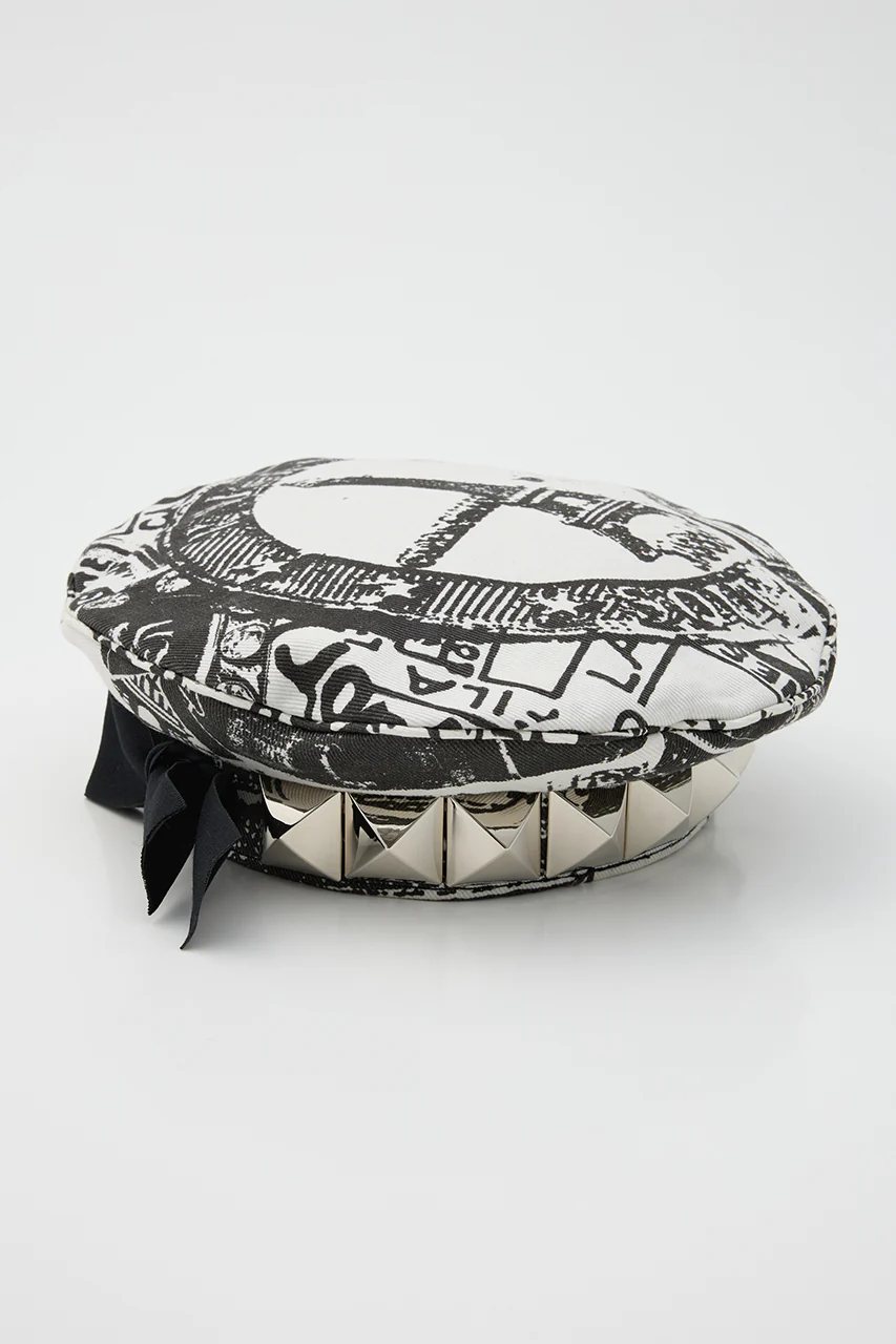 VQ PARIS SYNDROME  DENIM BERET - Image 3