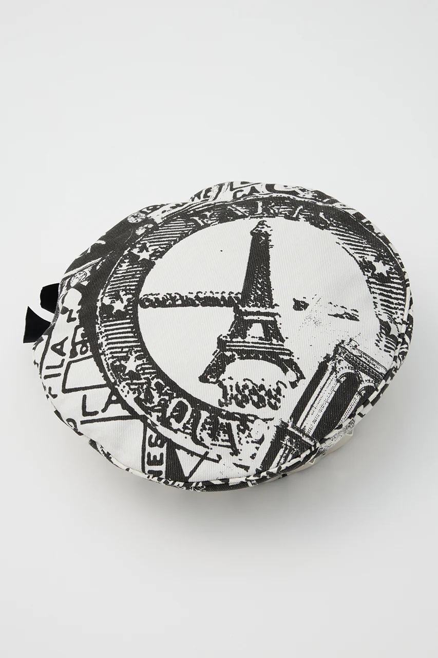 VQ PARIS SYNDROME  DENIM BERET - Image 4