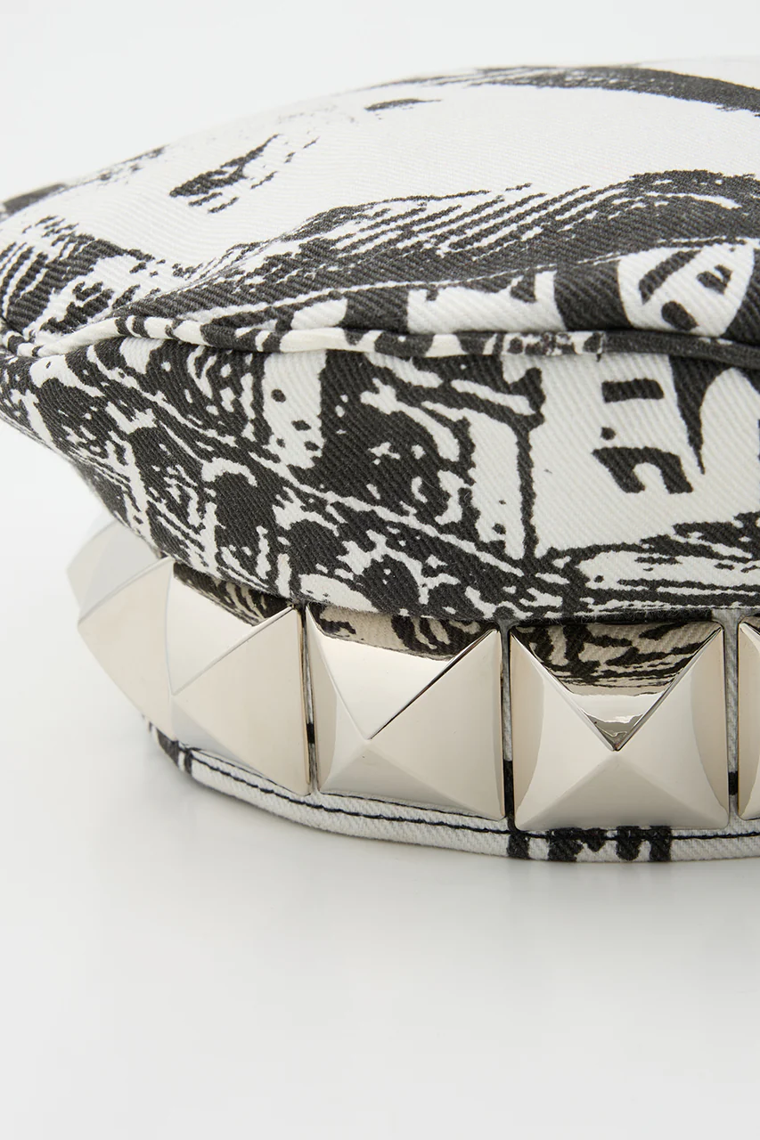 VQ PARIS SYNDROME  DENIM BERET - Image 5