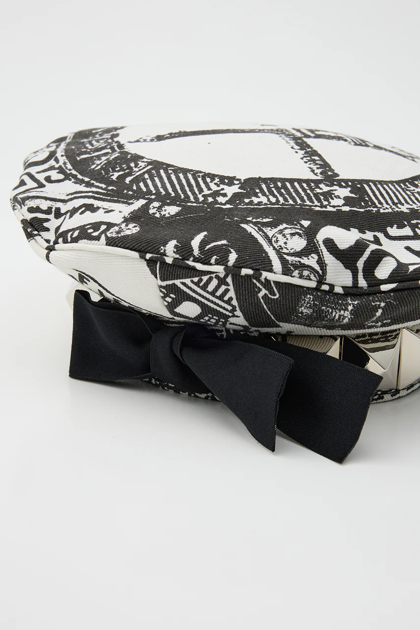 VQ PARIS SYNDROME  DENIM BERET - Image 6