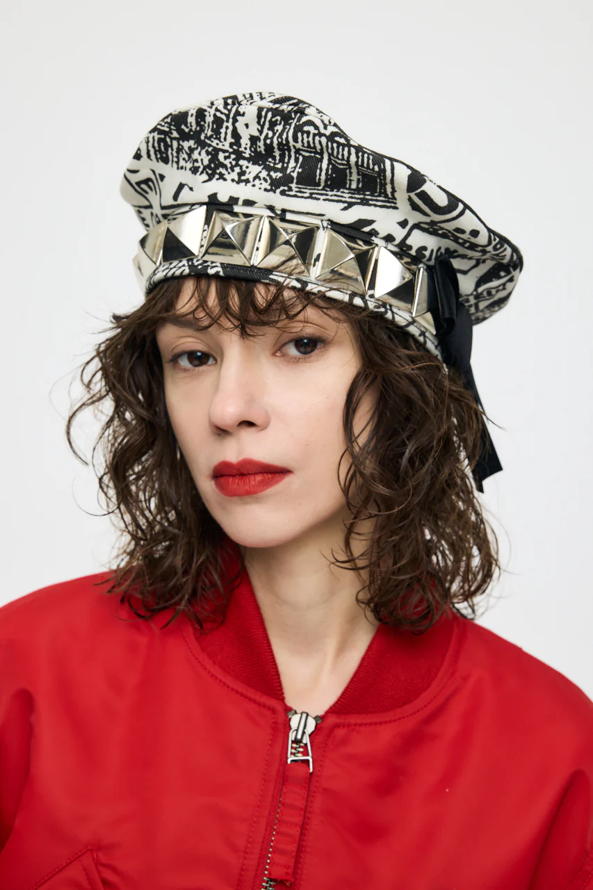 VQ PARIS SYNDROME  DENIM BERET - Image 7